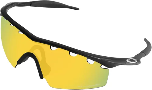 Miniatura 2 de BroLizard - Lente polarizada de repuesto para gafas de sol Oakley M Frame Strike ventiladas, dorado