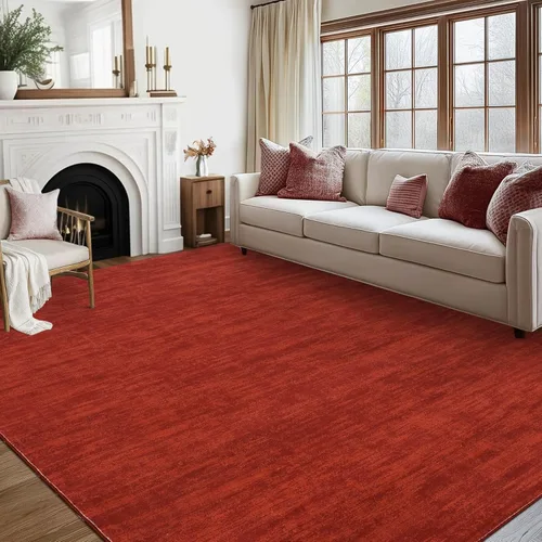 Miniatura 13 de RUGSREAL Alfombra lavable a máquina de 2 x 8 pies, para pasillo, entrada, contemporánea, color liso, alfombra de pasillo moderna para interiores