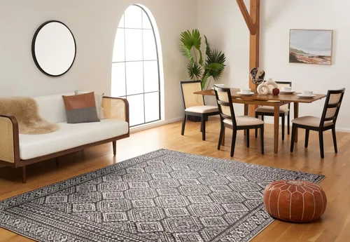 Miniatura 283 de Safavieh - Alfombra decorativa de la colección Tulum, modelo TUL264F, estilo marroquí, bohemio y desgastado, no suelta pelusa, para sala, vestíbulo
