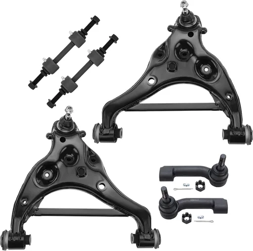 Miniatura 37 de Detroit Axle - Kit de extremo delantero para Chrysler 300 Dodge Charge Challenger 2011-2023, 2 brazos de control inferiores traseros 2 rótulas