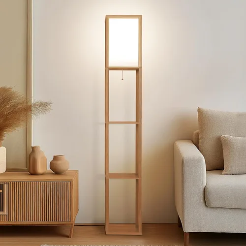 Miniatura 4 de Lámpara de pie Brightech, Maxwell de LED, MAXWELL-LED-NW Madera natural