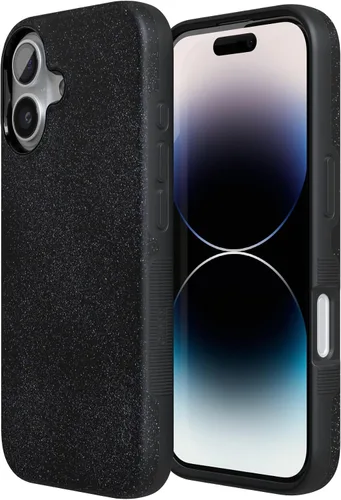 Miniatura 2 de Casely Funda para iPhone 17 Ónix de medianoche Negro brillante Compatible con MagSafe Diseño protector audaz Ónix de medianoche Black