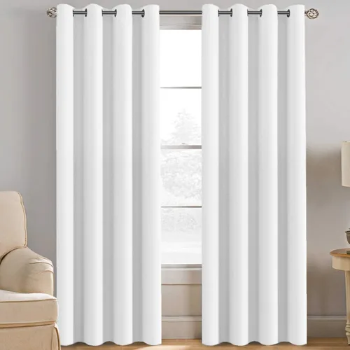 Miniatura 143 de H.VERSAILTEX - Cortinas blackout con aislamiento térmico y ojales en la parte superior, para patios, puertas correderas y división de habitaciones