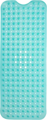 Miniatura 33 de ENKOSI Tapete de baño antideslizante, extra largo de 40 x 16 pulgadas, tapete antideslizante grande para bañera y ducha con ventosas y agujeros