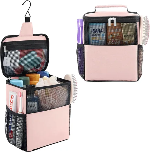 Miniatura 10 de Lifewit Bolsa Organizadora de Ducha de Malla Portátil Artículos Esenciales para Dormitorio Universitario Canasta Tote Organizadora para Baño