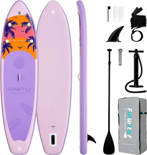 Miniatura 11 de FunWater Tabla de remo inflable ultraligera con accesorios de SUP para adultos y jóvenes de todos los niveles de habilidad