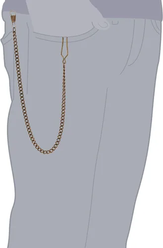 Miniatura 4 de Reloj de Bolsillo Chaleco Cadena 14.7 Pulgadas (14.8 in) Bronce, bronce, Moderno