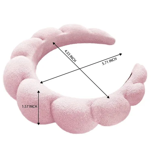 Miniatura 7 de Diademas de cuidado de la piel para el lavado facial, diademas de spa para lavar la cara, suaves diademas de cuidado de la piel y maquillaje