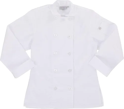 Miniatura 7 de Chef Works Abrigo de chef Le Mans para mujer