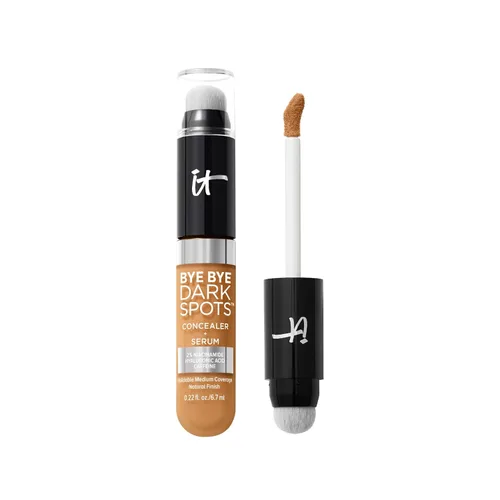 Miniatura 16 de IT Cosmetics Bye Bye Dark Spots Corrector + suero iluminador – 2% niacinamida, ácido hialurónico y cafeína – Cobertura media, acabado natural, todo