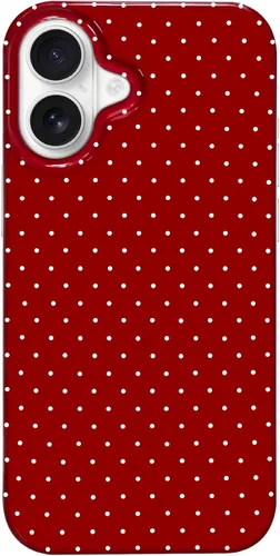 Miniatura 95 de Hython Funda para iPhone Air, diseño estético de lunares lindos, funda simple de 6.5 pulgadas, delgada, antiarañazos, parachoques de TPU suave, a