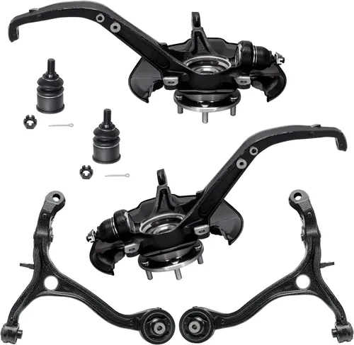 Miniatura 14 de Detroit Axle - Kit de brazos de control de extremo delantero 4WD para Ford 04-08 F-150, 06-08 Lincoln Mark LT, 4 extremos de barra de acoplamiento