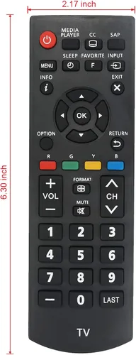 Miniatura 5 de Nuevo N2QAYB000820 Reemplazo remoto para Panasonic Viera TV TC-L39EM60 TC-L50EM60 TC-P42X60 TH-39LRU6 TH-39LRU60 TH-42LRU6 TH-32LRU60 TH-42LRU60