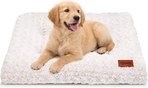 Miniatura 30 de Alfombrilla para jaula de perro, colchón de jaula de perro de felpa, colchón para jaula de perro suave, almohadilla antideslizante para jaula