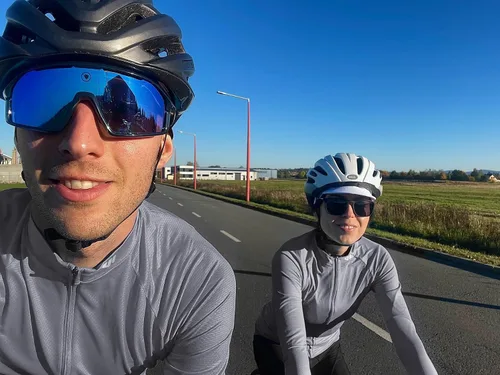 Miniatura 7 de Camiseta de ciclismo para mujer, manga larga, camisetas de ciclismo para mujer, camisetas de ciclismo transpirables con 4 bolsillos