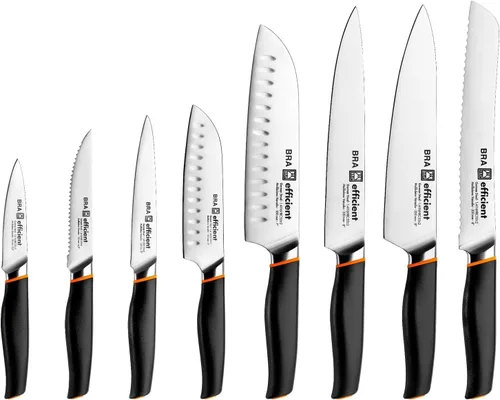 Miniatura 5 de BRA Cuchillo Santoku eficiente de 5 pulgadas 1.2x1.6x11.8 in gris