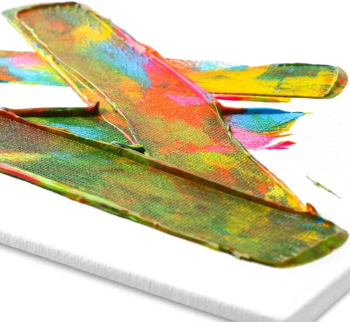 Miniatura 2 de Transon Lienzo de artista de 3 x 5 para pintar tablero de MDF, lienzo de pintura sin deformación, paquete de 12 unidades imprimado sin ácidos