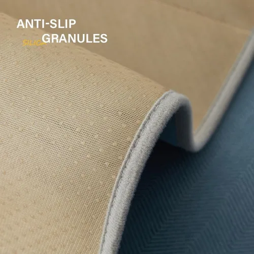 Miniatura 4 de Funda para sofá de felpilla de 3 plazas, funda antideslizante para sofá, diseño de retazos en forma de L/U, funda para sofá de estilo moderno