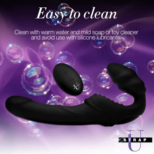 Miniatura 7 de Pro Rider 9X Correa de silicona vibratoria sin tirantes con control remoto