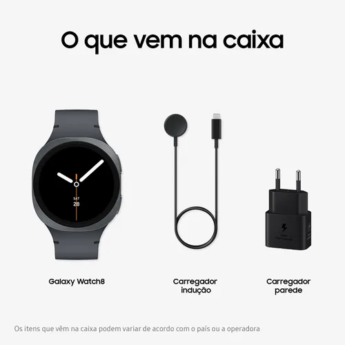 Miniatura 3 de Samsung Galaxy Watch 8 44mm Reloj inteligente AI con pantalla AMOLED de 1,47", Wear OS 6, Wi-Fi, Bluetooth, frecuencia cardíaca, GPS, rastreador