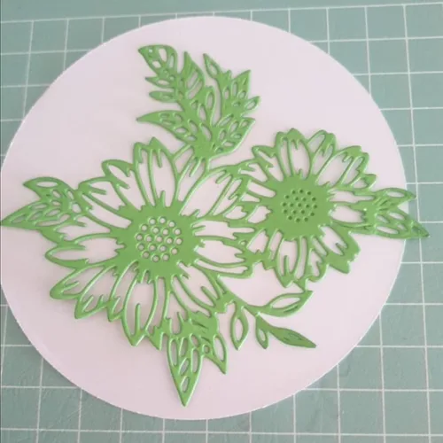 Miniatura 4 de Troqueles de metal con hojas de flores, hojas de girasol, plantillas de corte de boda para álbumes de recortes, manualidades, álbumes de recortes