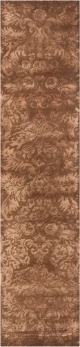 Miniatura 10 de MARTHA STEWART x SAFAVIEH MSR3124C - Alfombra hecha a mano de lana de damasco y viscosa de 8 pies 6 pulgadas x 11 pies 6 pulgadas x 11 pies 6