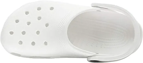Miniatura 6 de Zuecos clásicos Crocs unisex para adulto, Blanco, 9 mujer/7 hombre
