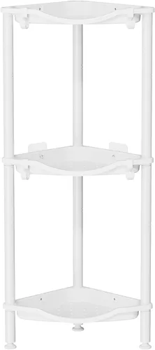 Miniatura 9 de Lifewit Estante de Ducha de 3 Niveles de Pie Esquinero, Estante Organizador de Baño de Plástico para Almacenamiento de Champú, Jabón Corporal, Negro