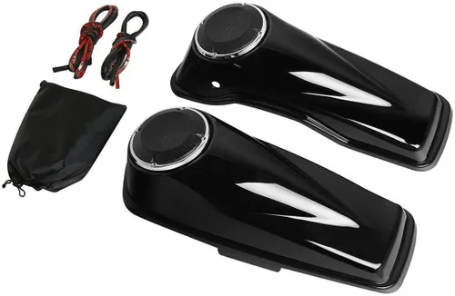 Miniatura 9 de TCMT 6.5" Tapa de altavoz para alforja de motocicleta. Compatible con Harley 2014-2024 Touring, Street Glide, Road King, Road Glide, Electra Glide
