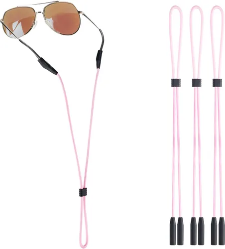 Miniatura 10 de Soporte de correa para lentes para lentes de brazos delgados – Correas de soporte para gafas alrededor del cuello – Correas de gafas de sol
