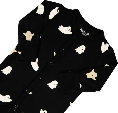 Miniatura 10 de KYTE BABY Mameluco suave unisex con cierre a presión, 97% rayón hecho de bambú, 3% elastano