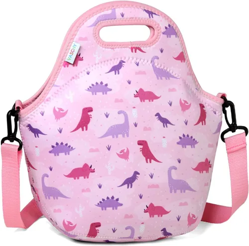 Miniatura 11 de VASCHY Lonchera para niños, bolsa de almuerzo ligera de neopreno para niños pequeños y niñas a la escuela, guardería, jardín de infantes, unicornio
