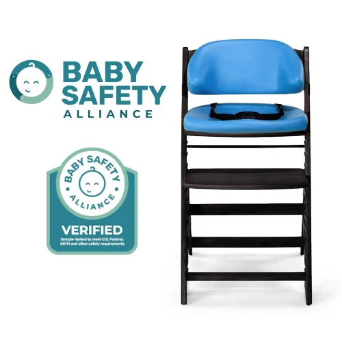 Miniatura 7 de Keekaroo Silla Infantil con Cojines Confort en Espresso y Aqua, 0055224KR-0001