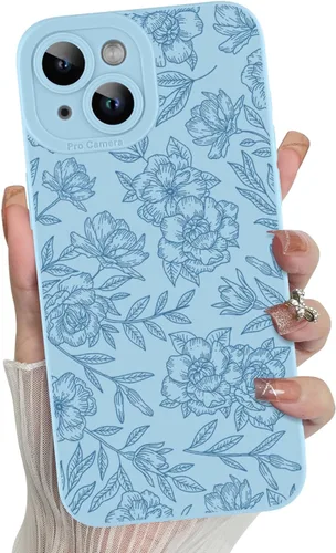 Miniatura 29 de MZELQ para iPhone 12 Pro Max, Funda de silicona con patrón floral de flores y girasoles, rosa, lindo, protección de cámara, funda suave y delgada