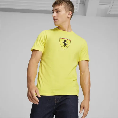 Miniatura 2 de PUMA Mens Scuderia Ferrari Race Tonal Shield Crew Neck Short Sleeve Casual Tops Casual