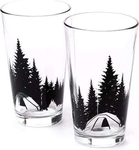 Miniatura 10 de Vasos de Pinta de Black Lantern – Vasos de Cerveza para Entusiastas de la Cerveza Artesanal - Juego de Dos Vasos de 16 oz. - Vasos de Cóctel