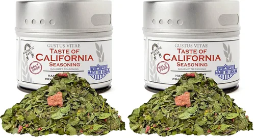 Miniatura 10 de Gustus Vitae - Taste of California - Auténtica mezcla de especias artesanales - Condimento gourmet - Sin OMG - Todo natural - De origen sostenible