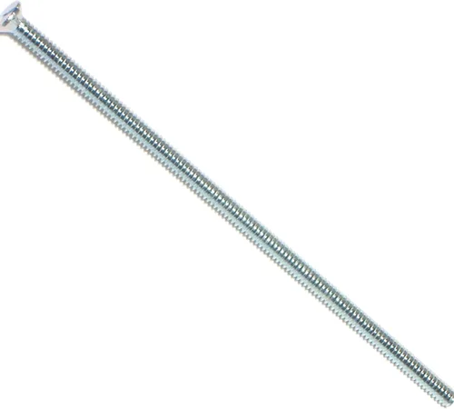 Miniatura 8 de Hard-to-Find Fastener 014973271565 Tornillos de máquina planos ranurados, 0.118 in-0.020 x 0.394 in, pieza-25