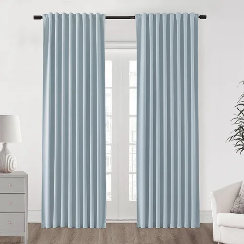 Miniatura 14 de SHINELAND Cortinas opacas cortas para ventanas de dormitorio, cortinas de baño, 45 pulgadas de largo