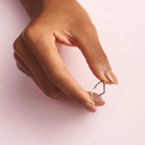 Miniatura 5 de PANDORA Anillo de plata de ley con cuentas, Metal, no aplica