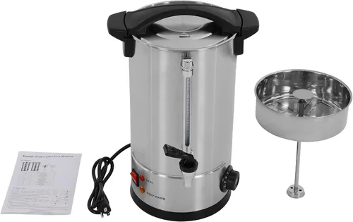 Miniatura 8 de Dispensador eléctrico de agua caliente de 2 galones, caldera y calentador de agua comercial de acero inoxidable de 950 W, temperatura de 110 V 2