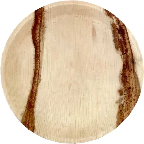 Miniatura 10 de NEATtable Platos de hoja de palma Diseño de limón Desechables y compostables Ecológicos y 100% naturales Ideal para eventos al aire libre