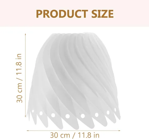 Miniatura 3 de Pantalla de lámpara de plástico para mesa y suelo, pantalla pequeña para dormitorio, sala de estar