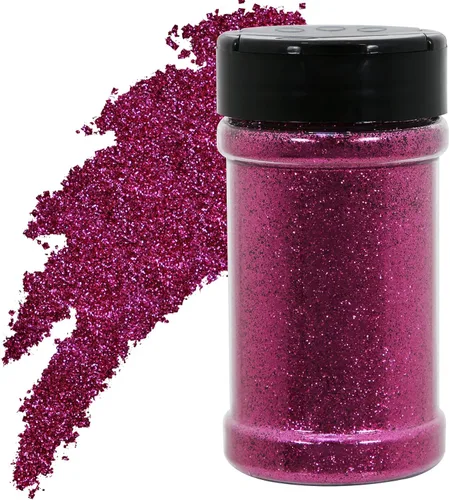 Miniatura 15 de TORC Purpurina fina roja de 1 libra y 16 onzas de purpurina en polvo para vasos, resina para manualidades, slime, cosméticos, pintura de uñas, Rojo