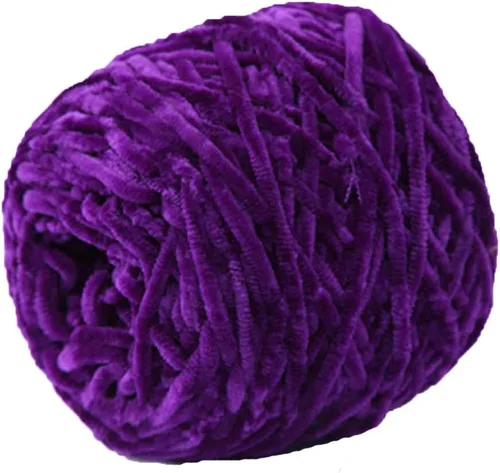 Miniatura 17 de Hilo de punto grueso negro, hilo de terciopelo de felpilla, hilo de chenilla gruesa 100% poliéster, tejido de brazo, tejido a mano, tejido