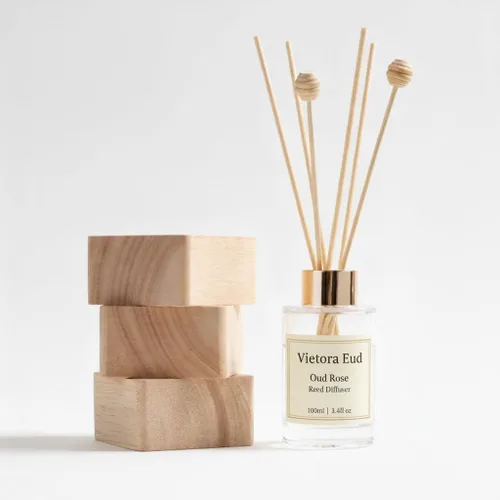 Miniatura 12 de Difusores de varillas para el hogar, aroma de lluvia de bambú 100ml (3.38oz) Aceite natural de larga duración para uso en el hogar, baño, oficina