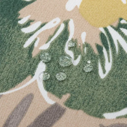 Miniatura 5 de Magpie Fabrics Taburete inflable otomano de 20 pulgadas de diámetro x 9 pulgadas de alto, reposapiés redondo para exteriores con bomba de pie, Verde