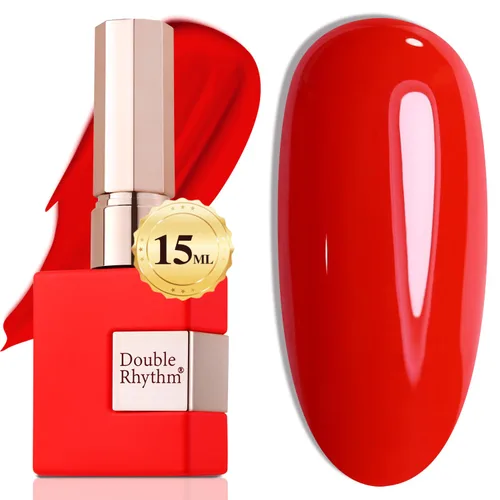 Miniatura 12 de Double Rhythm 15ml de esmalte de uñas en gel, color puro, mismo color, misma botella, esmalte de uñas de remoción para arte de manicura en salón