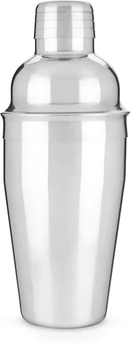 Miniatura 7 de True Contorno - Coctelera de acero inoxidable con colador de 8.5 onzas, coctelera con tapa y colador, coctelera de bebidas mixtas, coctelera de licor