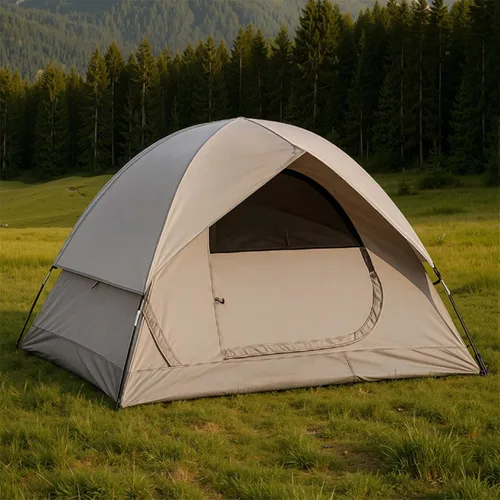 Miniatura 7 de Amplia tienda de campaña impermeable para 2/4 personas para 4 estaciones con gran sobretecho – Versátil tienda de campaña al aire libre